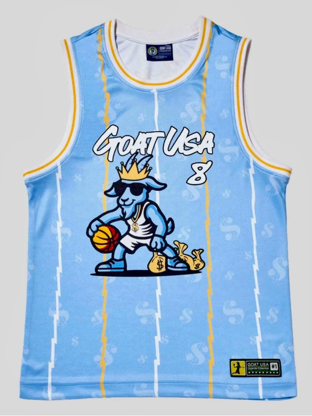 GOAT USA Youth Large Basketball Jersey